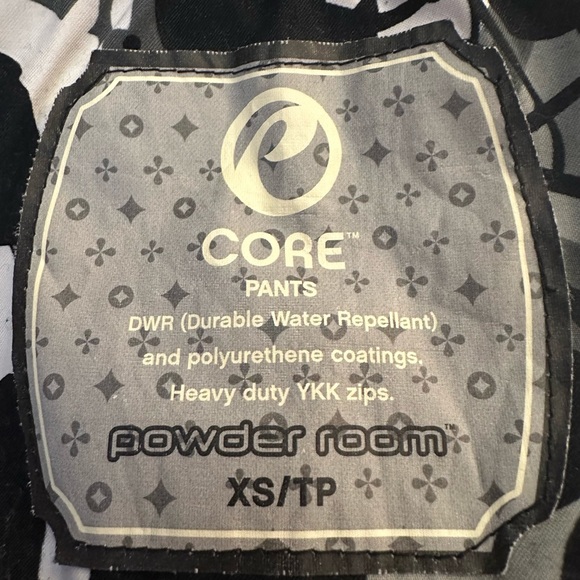 Powder Room (Ripzone) Core Snow Pants - W’s XS - Like New - Winter Camo print - Picture 5 of 8